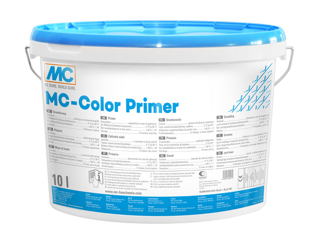 MC-COLOR PRIMER Пігментне покриття на основі акрилових полімерів розчинене у водному середовищі, Бренд: MC-Bauchemie Лінійка: MC-Color Серія: Primer